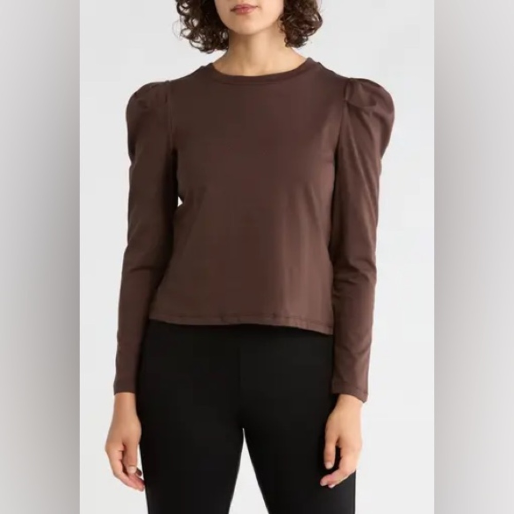 Elie Tahari Pleated Shoulder Top